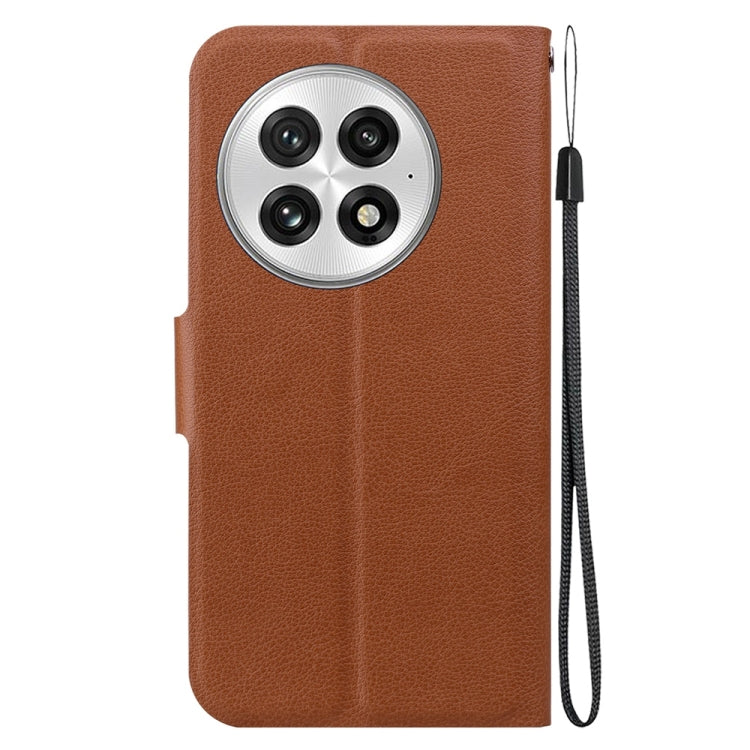 For OnePlus 13 Ultra-thin Voltage Magnetic Buckle Leather Phone Case