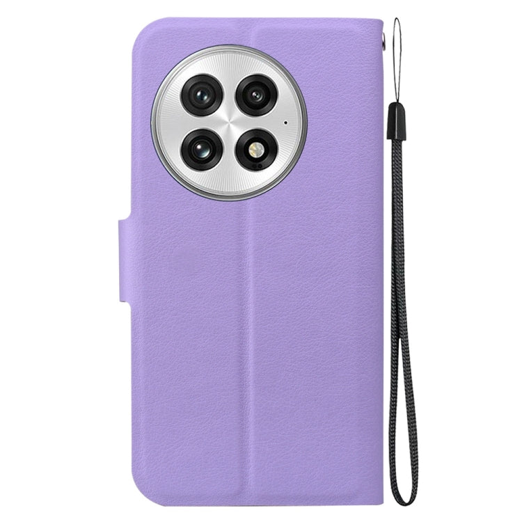 For OnePlus 13 Ultra-thin Voltage Magnetic Buckle Leather Phone Case
