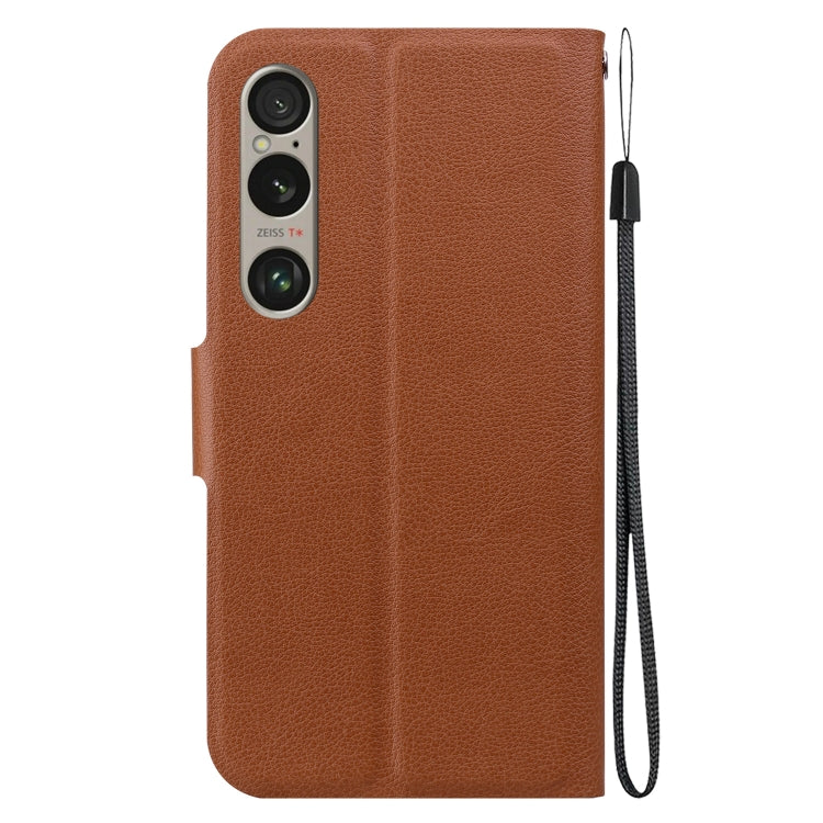 For Sony Xperia 1 VI Ultra-thin Voltage Magnetic Buckle Leather Phone Case