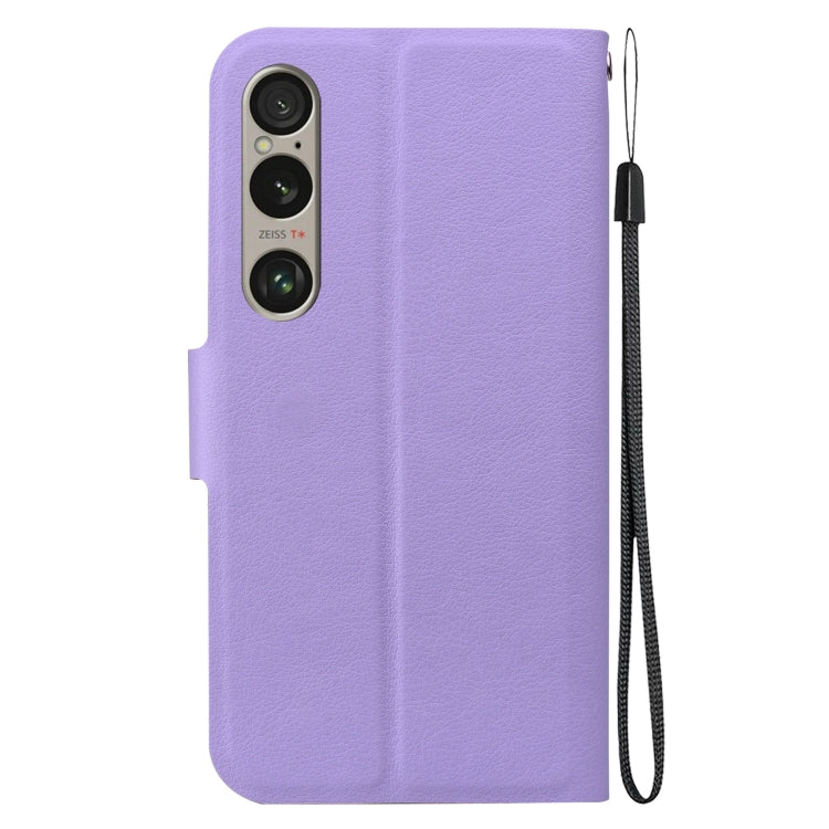 For Sony Xperia 1 VI Ultra-thin Voltage Magnetic Buckle Leather Phone Case