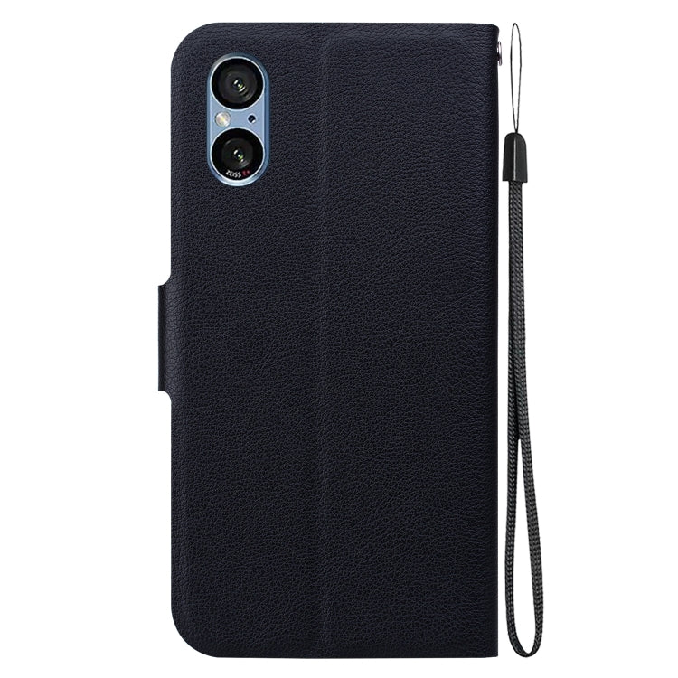 For Sony Xperia 5 V Ultra-thin Voltage Magnetic Buckle Leather Phone Case