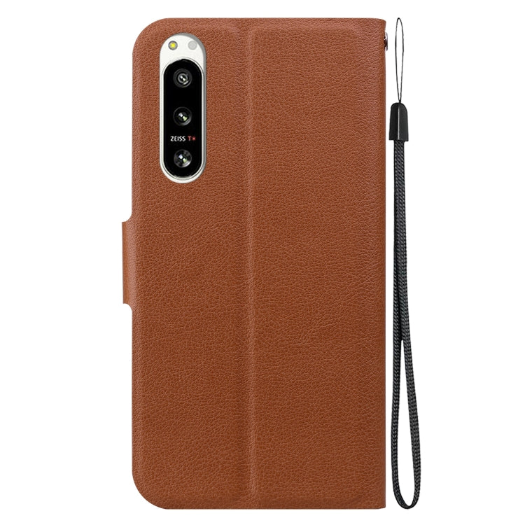 For Sony Xperia 5 VI Ultra-thin Voltage Magnetic Buckle Leather Phone Case