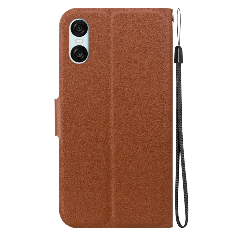 For Sony Xperia 10 VI Ultra-thin Voltage Magnetic Buckle Leather Phone Case