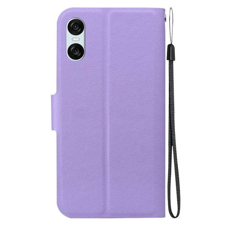 For Sony Xperia 10 VI Ultra-thin Voltage Magnetic Buckle Leather Phone Case