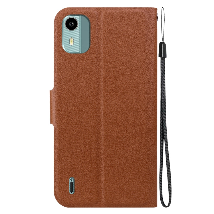 For Nokia C12 Ultra-thin Voltage Magnetic Buckle Leather Phone Case