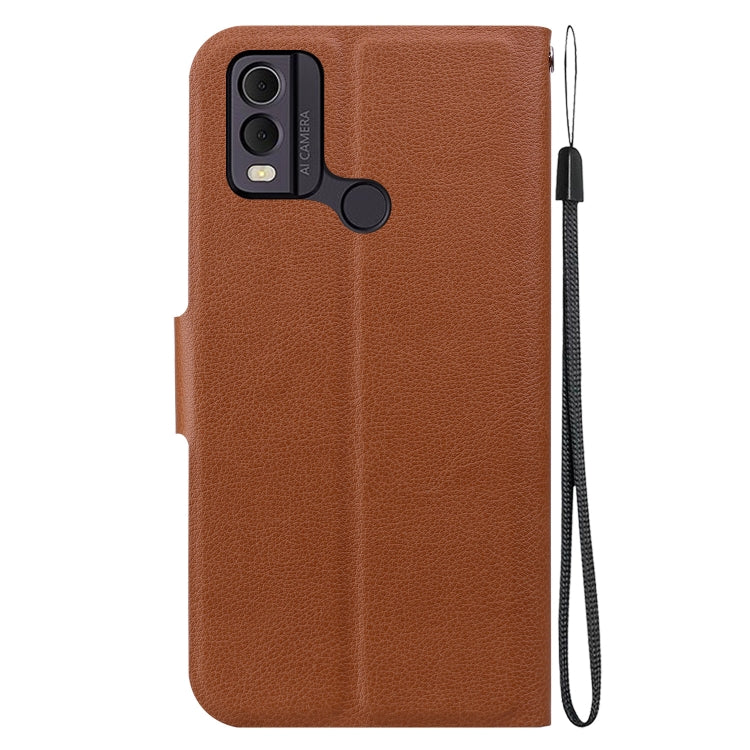 For Nokia C22 Ultra-thin Voltage Magnetic Buckle Leather Phone Case