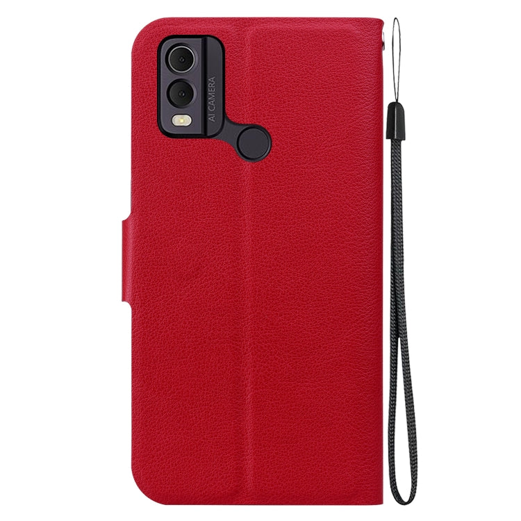For Nokia C22 Ultra-thin Voltage Magnetic Buckle Leather Phone Case