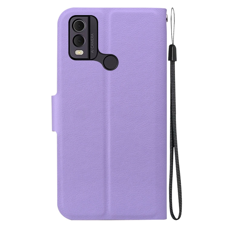 For Nokia C22 Ultra-thin Voltage Magnetic Buckle Leather Phone Case