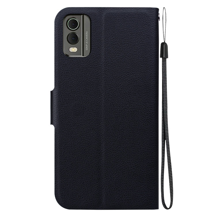 For Nokia C32 Ultra-thin Voltage Magnetic Buckle Leather Phone Case