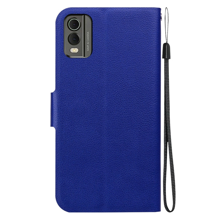 For Nokia C32 Ultra-thin Voltage Magnetic Buckle Leather Phone Case