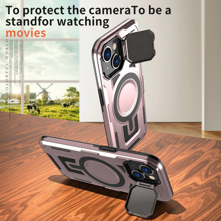 For iPhone 12 / 12 Pro Shield Frame Holder MagSafe Phone Case
