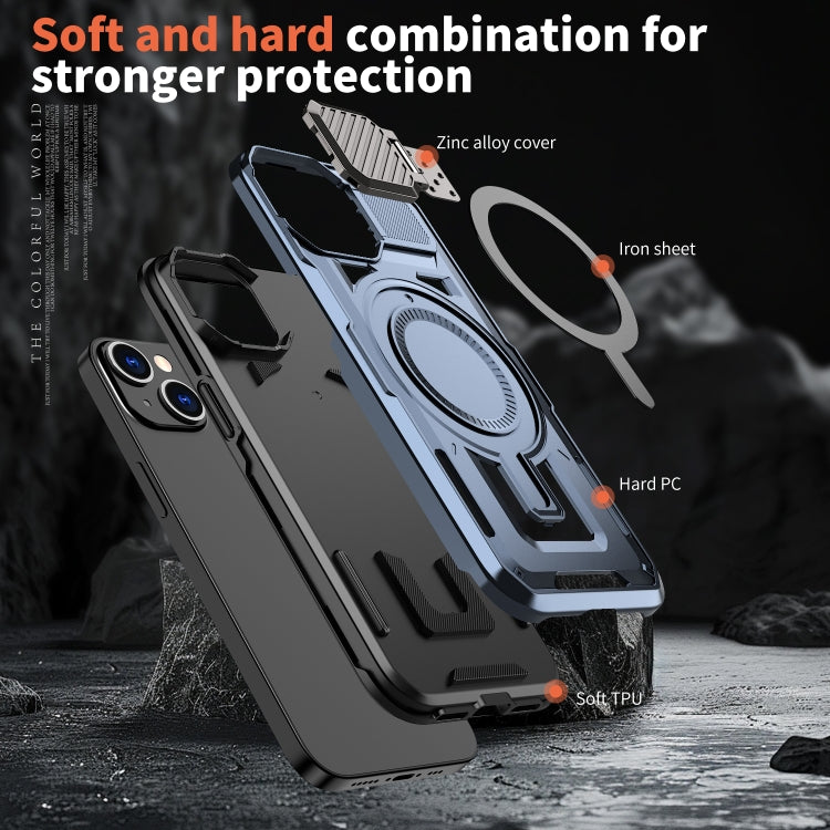 For iPhone 12 Pro Max Shield Frame Holder MagSafe Phone Case