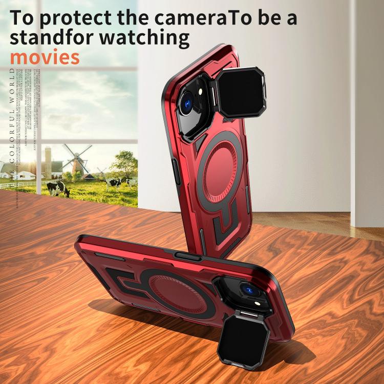 For iPhone 17e / 16e Shield Frame Holder MagSafe Phone Case