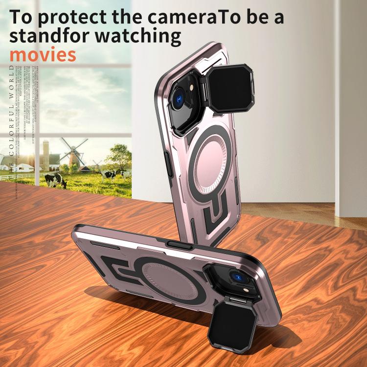 For iPhone 17e / 16e Shield Frame Holder MagSafe Phone Case