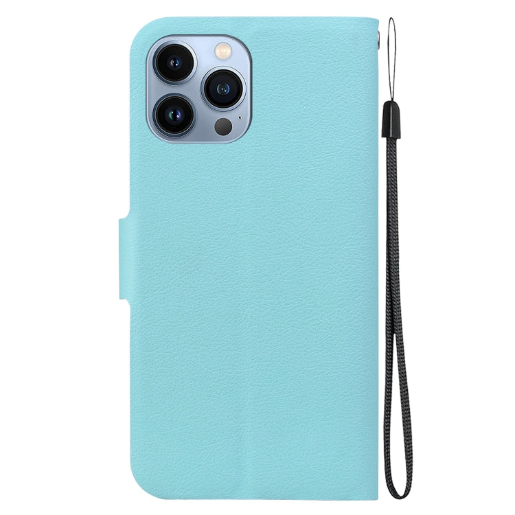 For iPhone 14 Pro Ultra-thin Voltage Magnetic Buckle Leather Phone Case