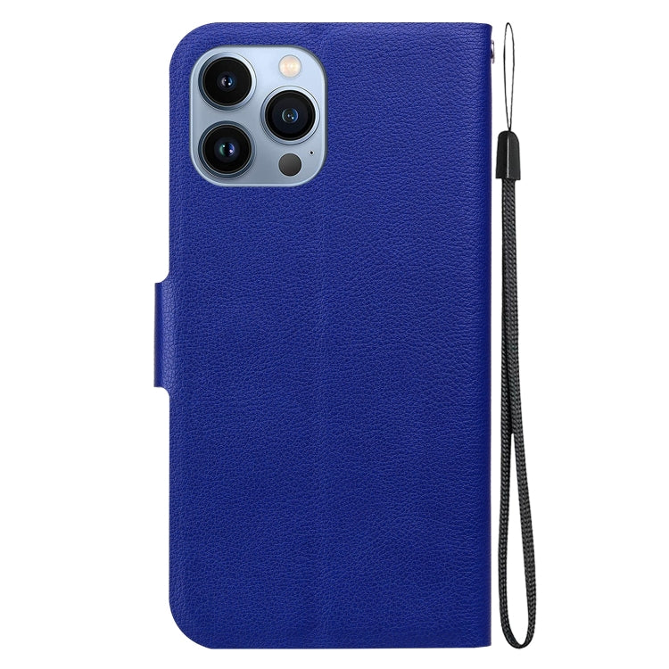 For iPhone 14 Pro Ultra-thin Voltage Magnetic Buckle Leather Phone Case
