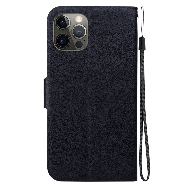 For iPhone 12 / 12 Pro Ultra-thin Voltage Magnetic Buckle Leather Phone Case
