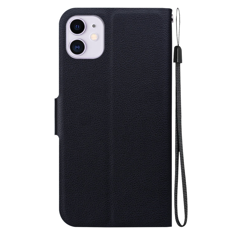 For iPhone 11 Ultra-thin Voltage Magnetic Buckle Leather Phone Case