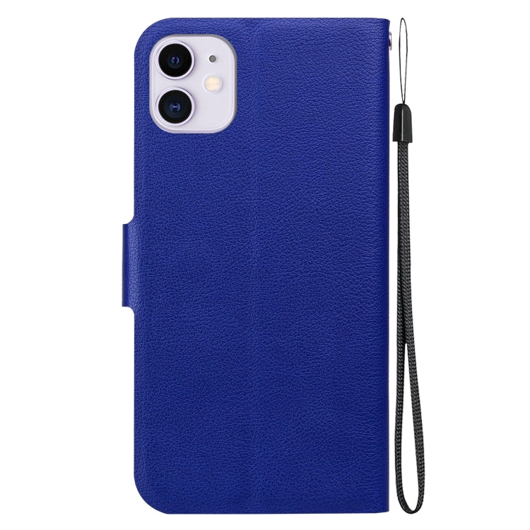 For iPhone 11 Ultra-thin Voltage Magnetic Buckle Leather Phone Case