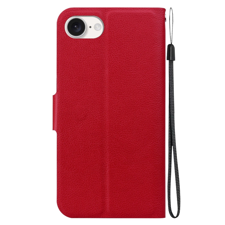 For iPhone 17e / 16e Ultra-thin Voltage Magnetic Buckle Leather Phone Case