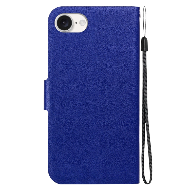 For iPhone 17e / 16e Ultra-thin Voltage Magnetic Buckle Leather Phone Case