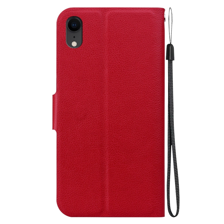 For iPhone XR Ultra-thin Voltage Magnetic Buckle Leather Phone Case