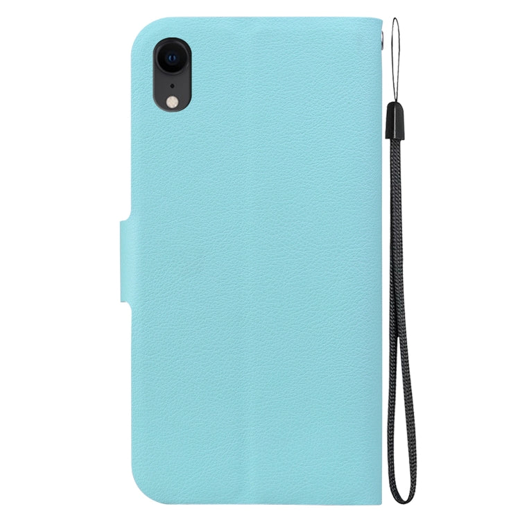 For iPhone XR Ultra-thin Voltage Magnetic Buckle Leather Phone Case
