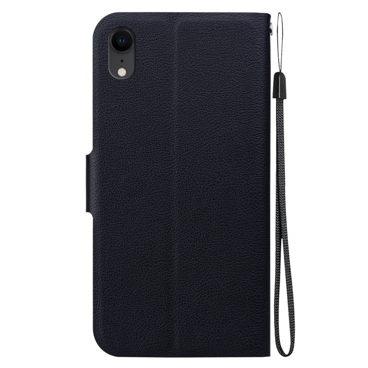 For iPhone XR Ultra-thin Voltage Magnetic Buckle Leather Phone Case