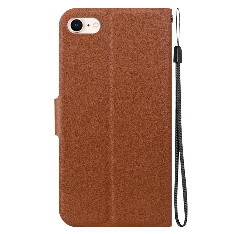 For iPhone 7 / 8 / SE 2022 Ultra-thin Voltage Magnetic Buckle Leather Phone Case