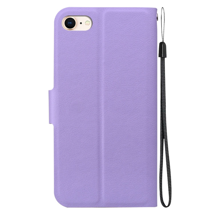 For iPhone 7 / 8 / SE 2022 Ultra-thin Voltage Magnetic Buckle Leather Phone Case