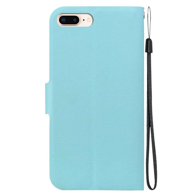 For iPhone 7 Plus / 8 Plus Ultra-thin Voltage Magnetic Buckle Leather Phone Case