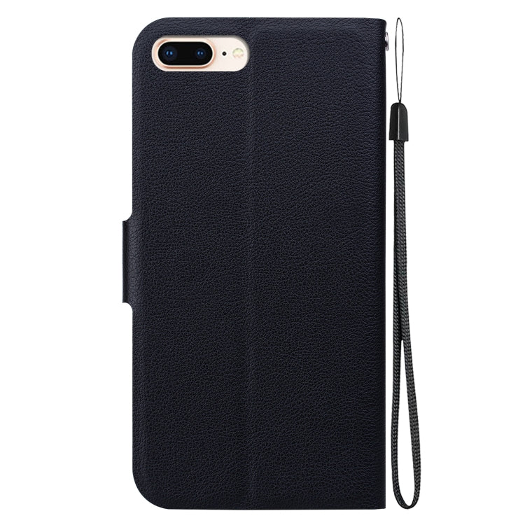 For iPhone 7 Plus / 8 Plus Ultra-thin Voltage Magnetic Buckle Leather Phone Case