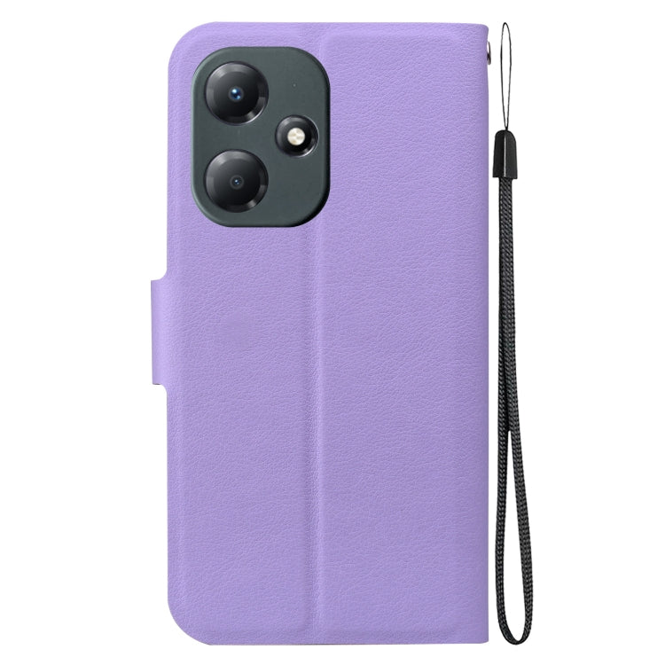 For Infinix Hot 30 Play Ultra-thin Voltage Magnetic Buckle Leather Phone Case