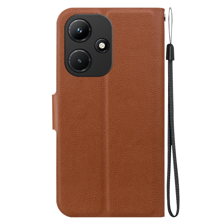 For Infinix Hot 30i Ultra-thin Voltage Magnetic Buckle Leather Phone Case