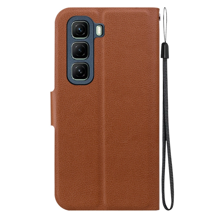For Infinix Hot 50 5G Ultra-thin Voltage Magnetic Buckle Leather Phone Case