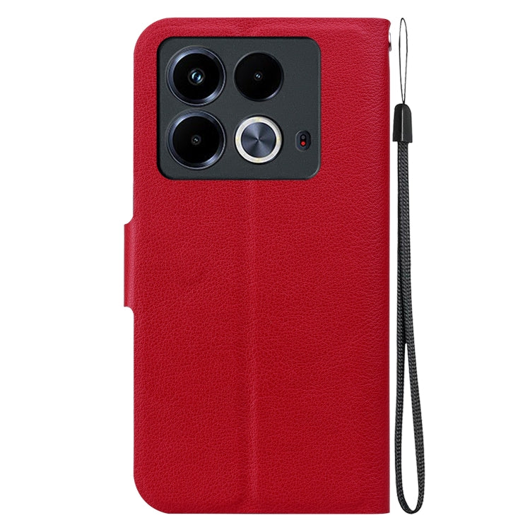 For Infinix Note 40 4G Ultra-thin Voltage Magnetic Buckle Leather Phone Case