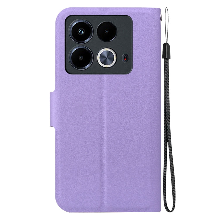 For Infinix Note 40 4G Ultra-thin Voltage Magnetic Buckle Leather Phone Case