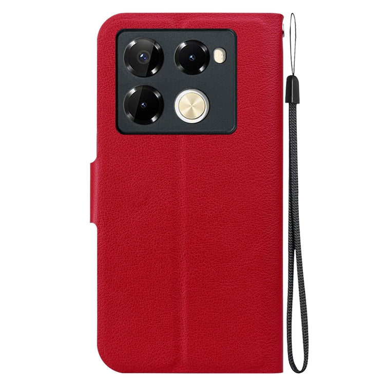 For Infinix Note 40 Pro 4G / 5G Ultra-thin Voltage Magnetic Buckle Leather Phone Case
