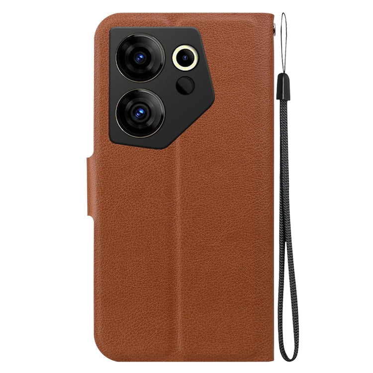 For Tecno Camon 20 Premier Ultra-thin Voltage Magnetic Buckle Leather Phone Case