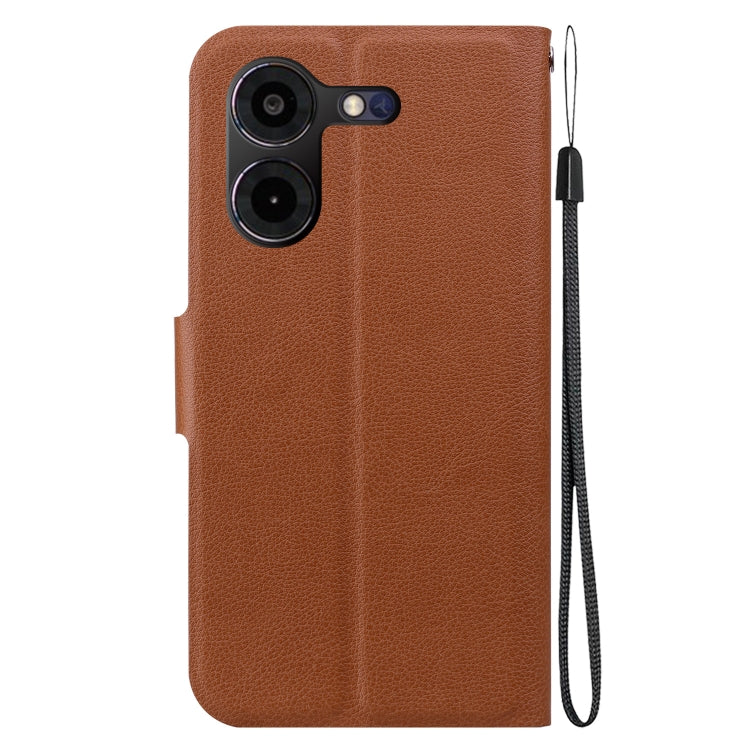 For Tecno Pova 5 Pro Ultra-thin Voltage Magnetic Buckle Leather Phone Case