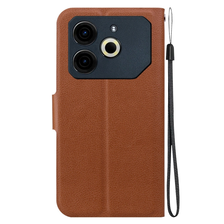 For Tecno Pova 6 Neo Ultra-thin Voltage Magnetic Buckle Leather Phone Case
