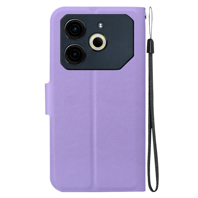 For Tecno Pova 6 Neo Ultra-thin Voltage Magnetic Buckle Leather Phone Case