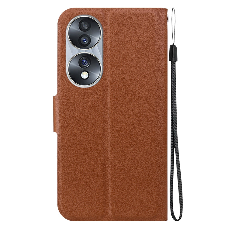 For Honor 70 Ultra-thin Voltage Magnetic Buckle Leather Phone Case