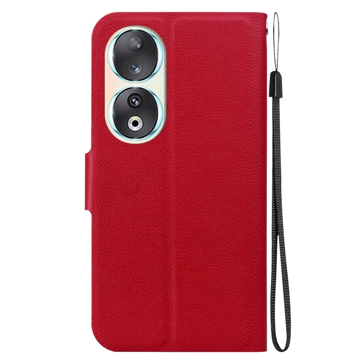 For Honor 90 Ultra-thin Voltage Magnetic Buckle Leather Phone Case