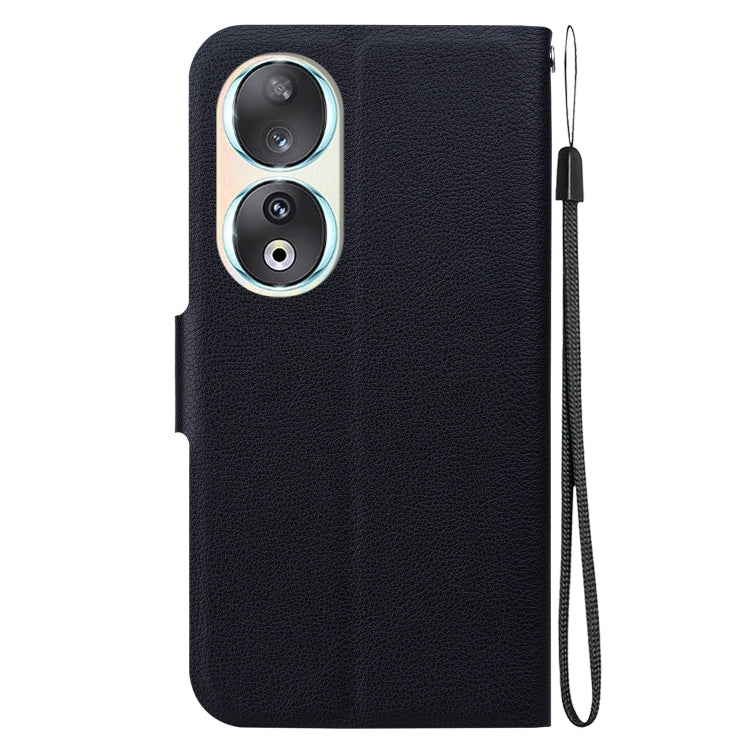 For Honor 90 Ultra-thin Voltage Magnetic Buckle Leather Phone Case