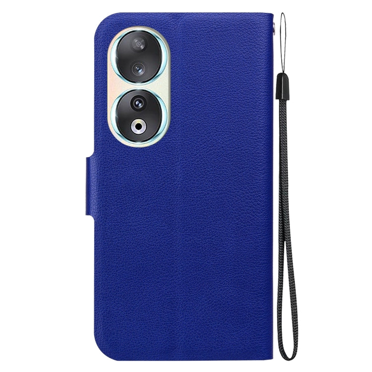 For Honor 90 Ultra-thin Voltage Magnetic Buckle Leather Phone Case