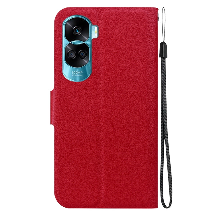 For Honor 90 Lite Ultra-thin Voltage Magnetic Buckle Leather Phone Case