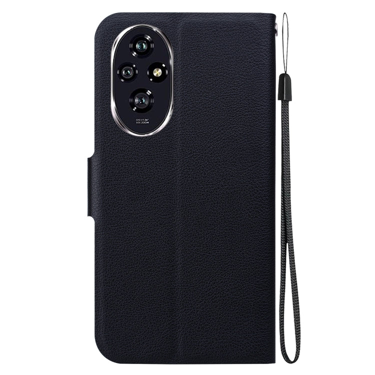 For Honor 200 Ultra-thin Voltage Magnetic Buckle Leather Phone Case