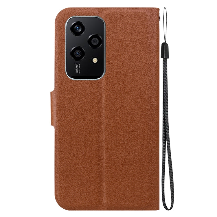 For Honor 200 Lite Global Ultra-thin Voltage Magnetic Buckle Leather Phone Case