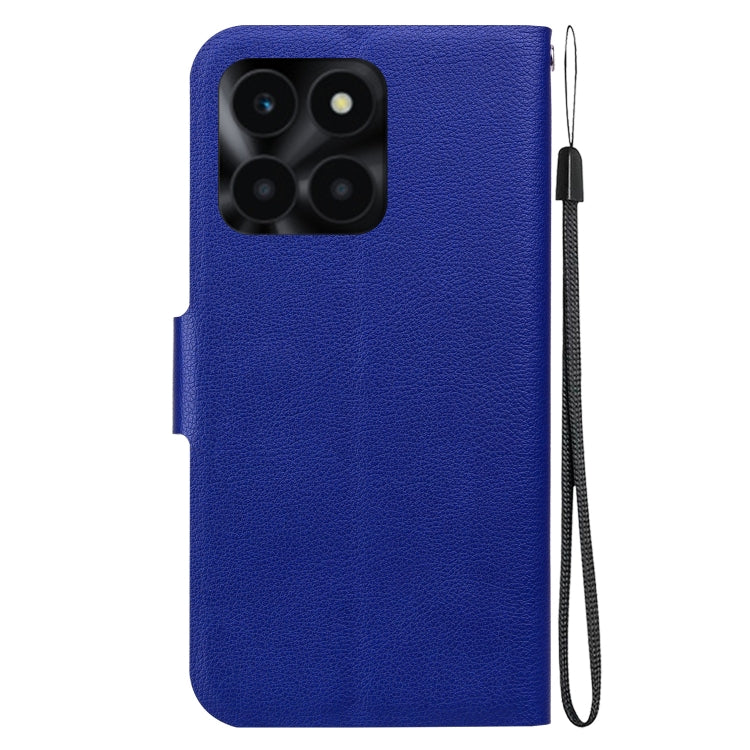 For Honor X6a Ultra-thin Voltage Magnetic Buckle Leather Phone Case